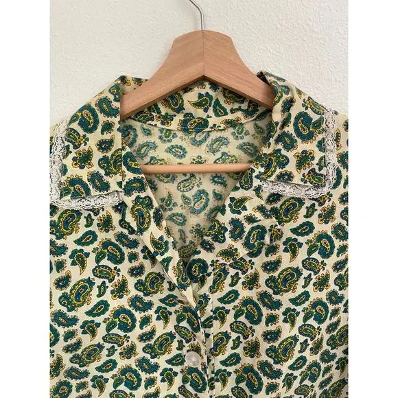 Vintage Boho Paisley Shift Dress - Picture 5 of 7